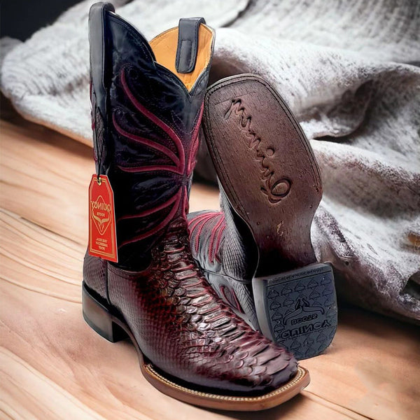 11.5 Print Python Cowboy Boots