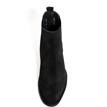 Los Altos Men's Toe Roper Boot Gamuza Black - Gamuza Black