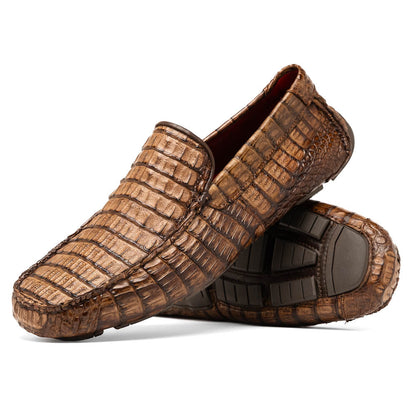 Marco Di Milano Remo - Washed Brown Leather Oxfords