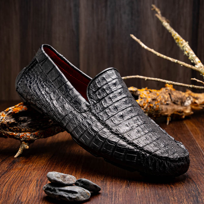 Marco_Di_Milano Remo Black Leather Dress Shoes