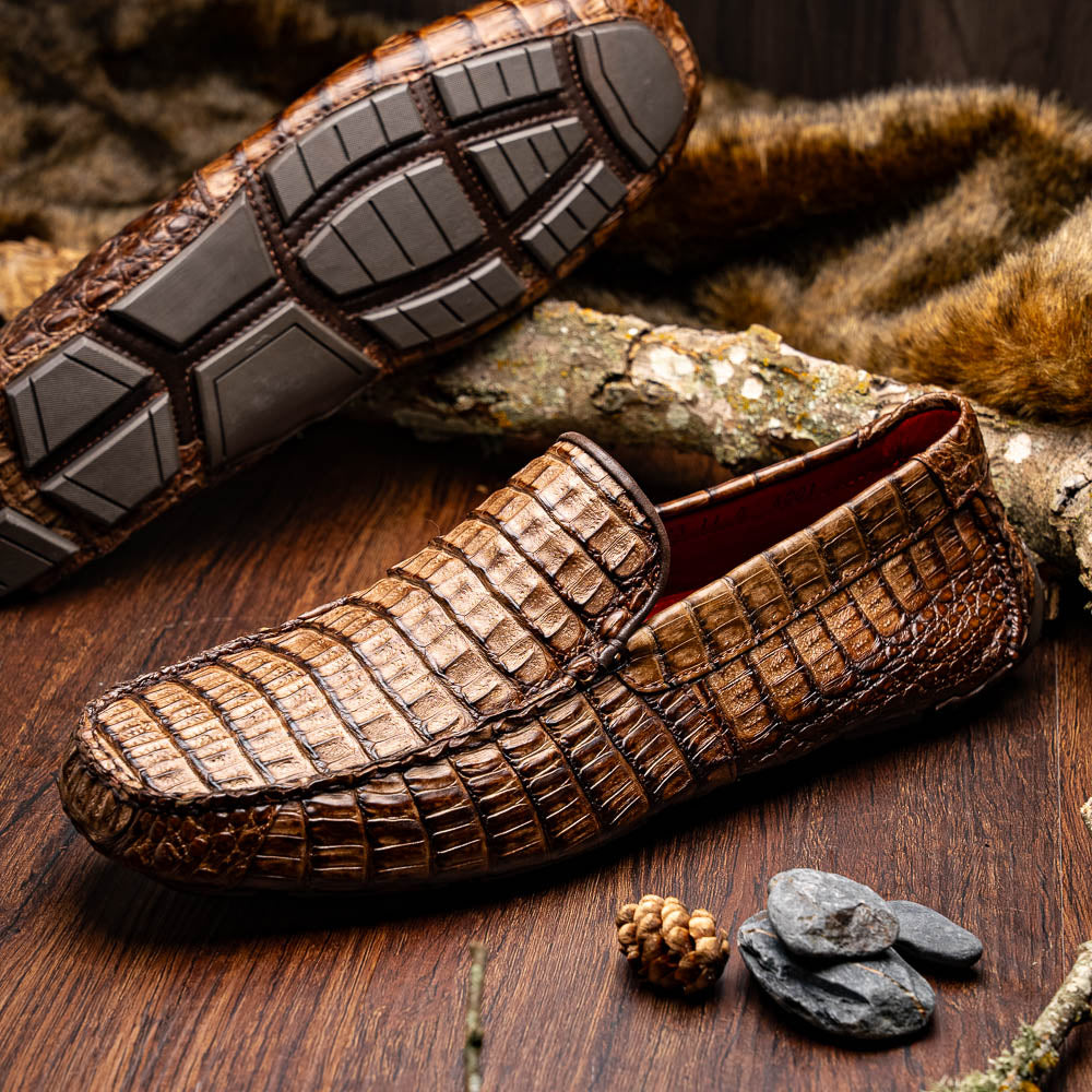 Marco Di Milano Remo - Washed Brown Leather Oxfords