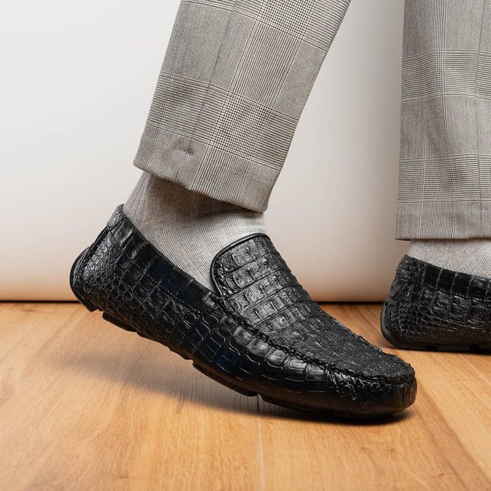 Marco_Di_Milano Remo Black Leather Dress Shoes