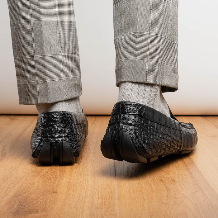 Marco_Di_Milano Remo Black Leather Dress Shoes