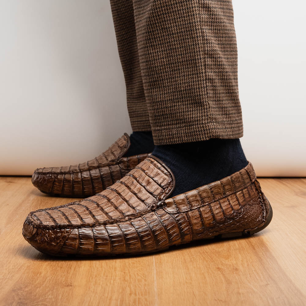 Marco Di Milano Remo - Washed Brown Leather Oxfords