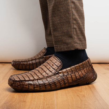 Marco Di Milano Remo - Washed Brown Leather Oxfords