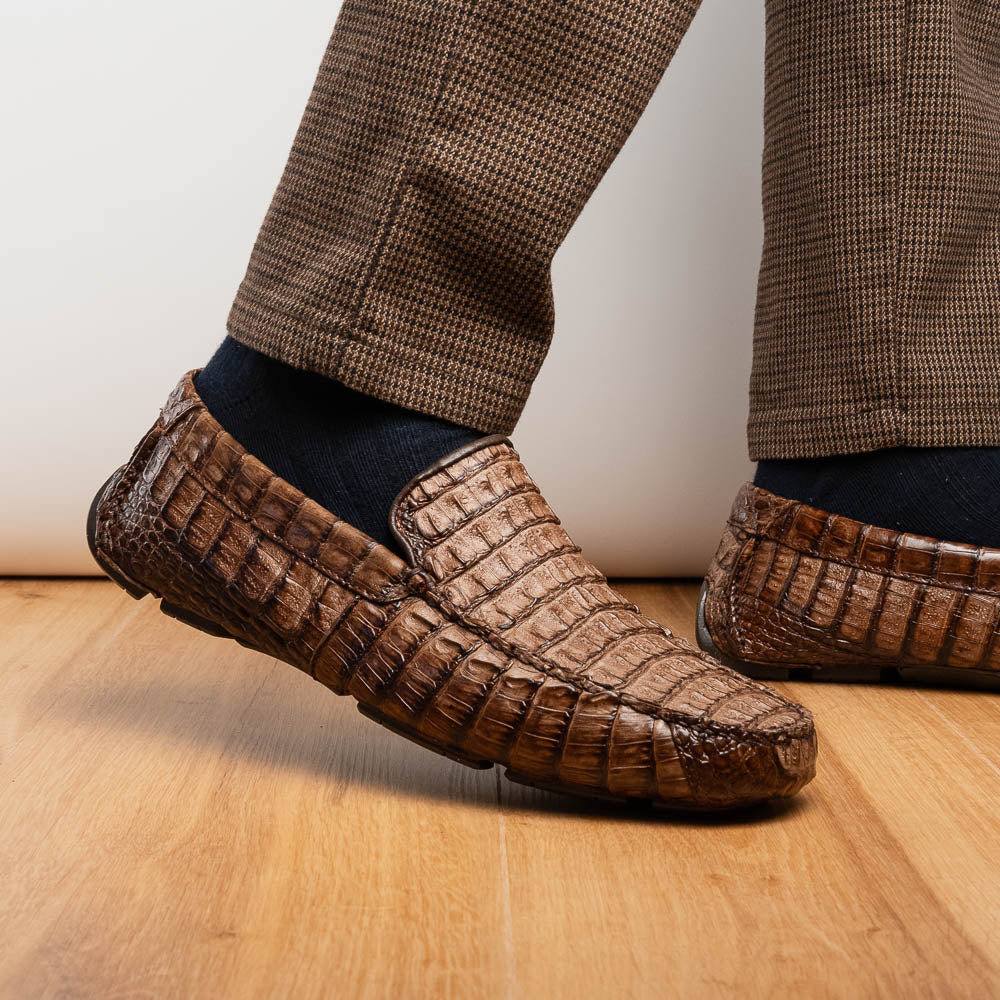 Marco Di Milano Remo - Washed Brown Leather Oxfords