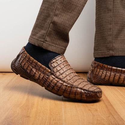 Marco Di Milano Remo - Washed Brown Leather Oxfords