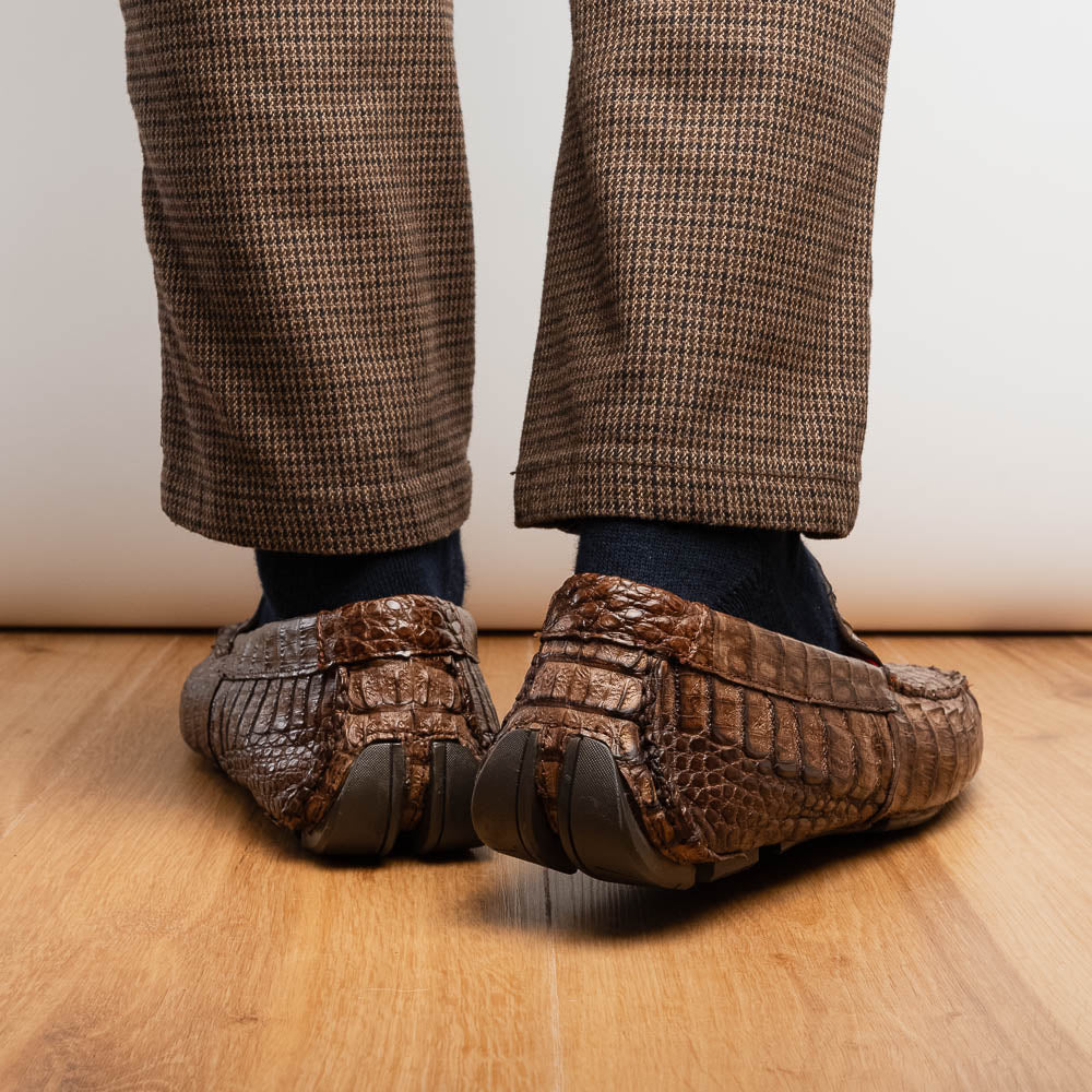 Marco Di Milano Remo - Washed Brown Leather Oxfords