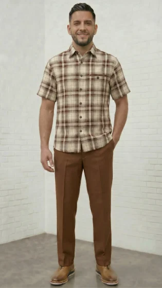 Mens 2 Piece Walking Suit - Classic Plaid