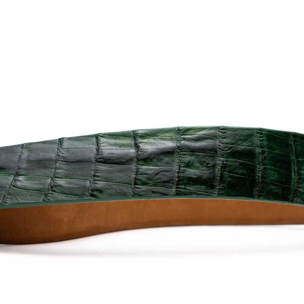 Marco Di Milano Riccardo Belt Forest Green Leather Shoe