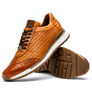 Marco Di Milano Roma Brandy Leather Oxford Dress Shoe