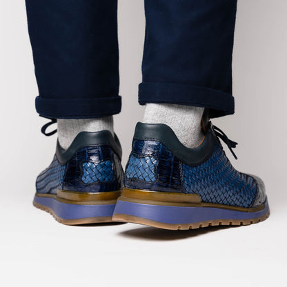 Marco Di Milano Roma Navy Leather Loafers