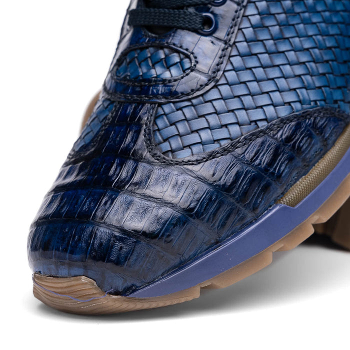 Marco Di Milano Roma Navy Leather Loafers