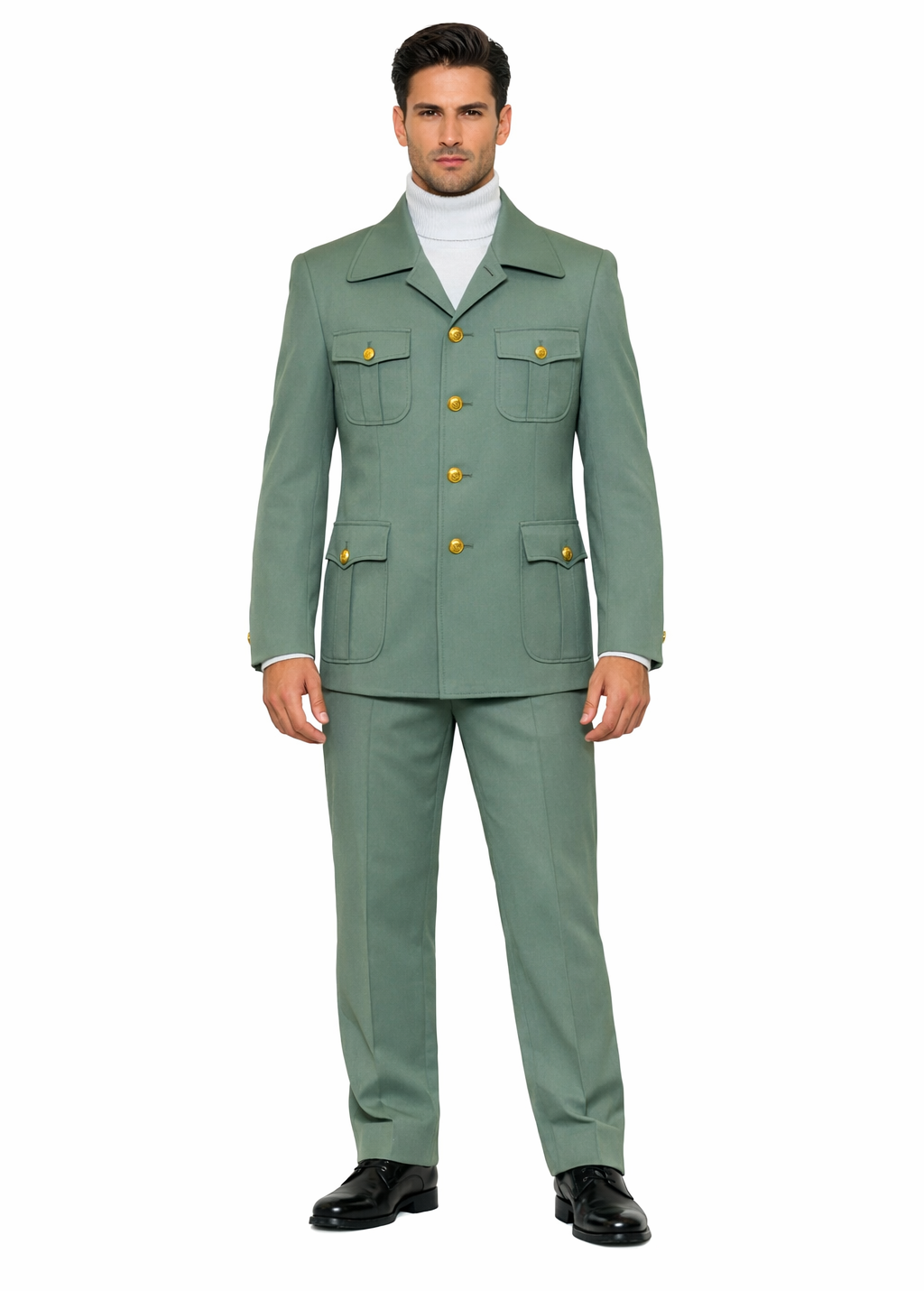 Rossi Man Casual Two Piece Mint Green Color