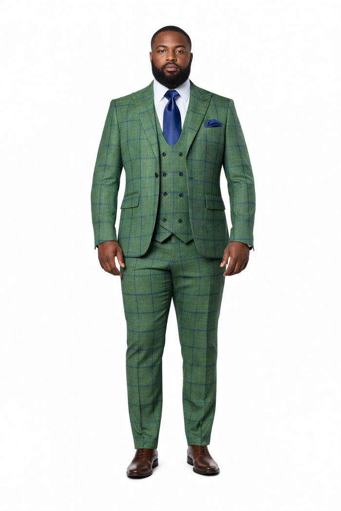 Rossi Man Max RM1841  Men's Slim Fit 3-Piece Suit for Men