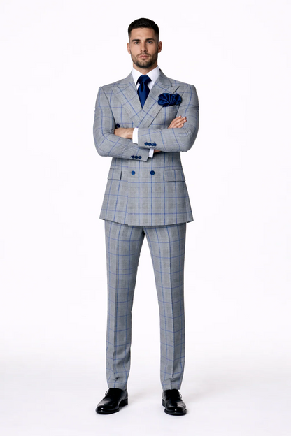 ROSSI MAN DOUBLE BREASTED SUIT ARTHUR RM2322