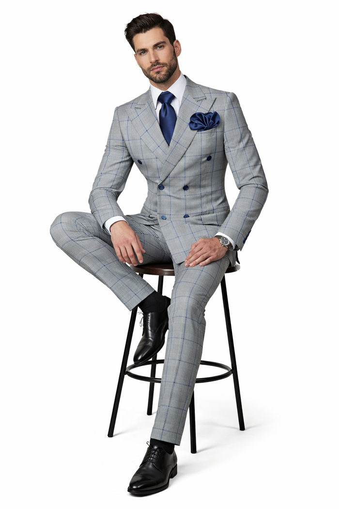 ROSSI MAN DOUBLE BREASTED SUIT ARTHUR RM2322