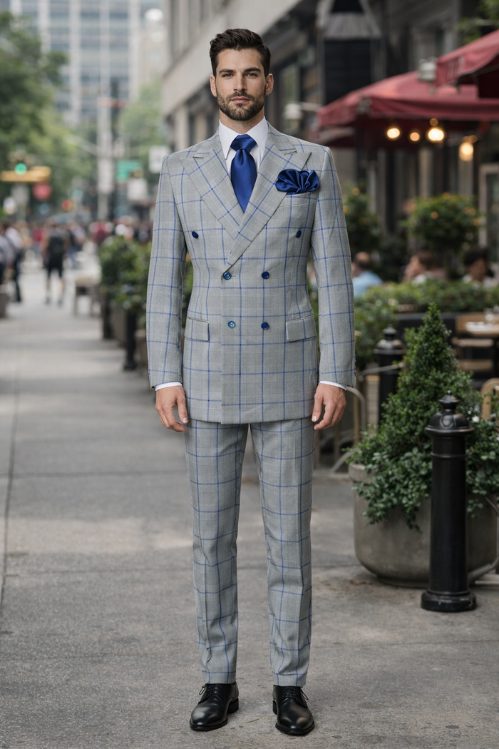 ROSSI MAN DOUBLE BREASTED SUIT ARTHUR RM2322