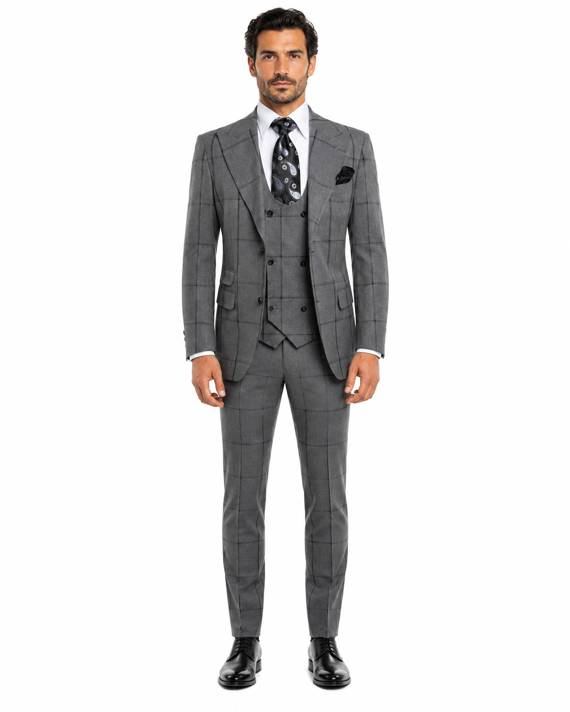 Rossi Man Men's Dress Suit Classic Rossiman Formalwear for Timeless Style