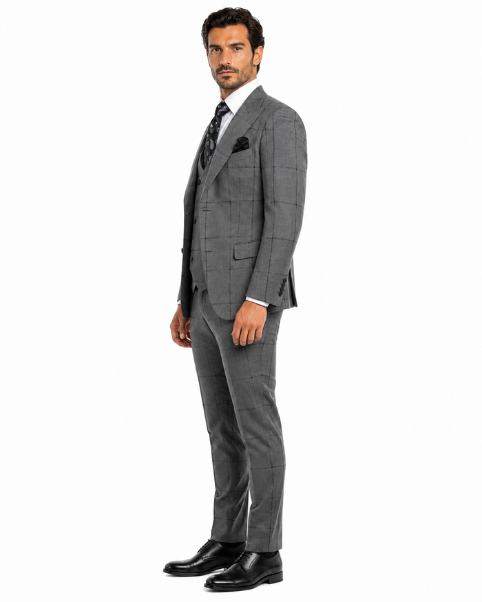 Rossi Man Men's Dress Suit Classic Rossiman Formalwear for Timeless Style