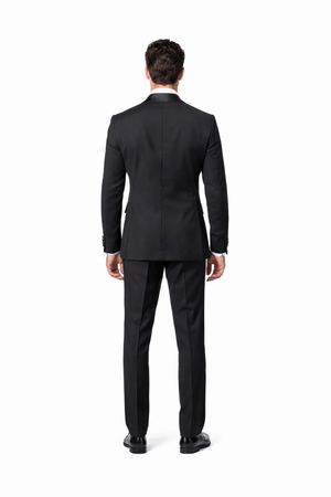 Rossi Man Leo Tuxedo RM1101 ?? Classic Black Formal Suit for Men | Timeless Tuxedo Style
