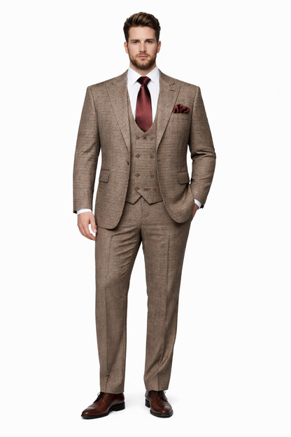 Rossi Man MAX RM1839 Slim Fit 3-Piece Suit ?? Stylish Formalwear for Men