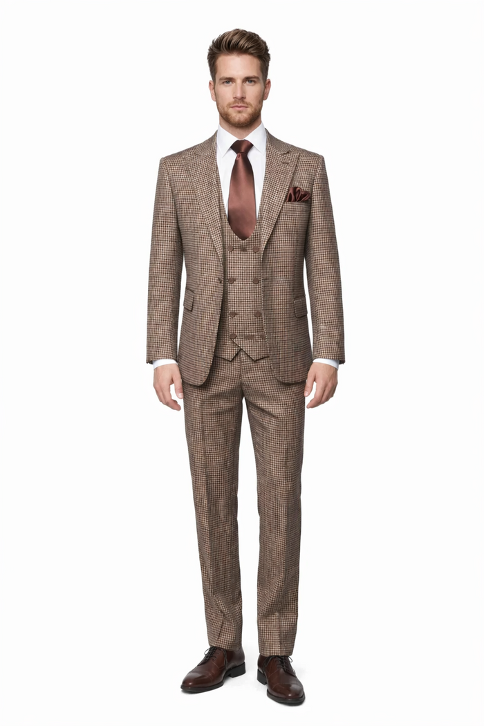 Rossi Man MAX RM1839 Slim Fit 3-Piece Suit ?? Stylish Formalwear for Men