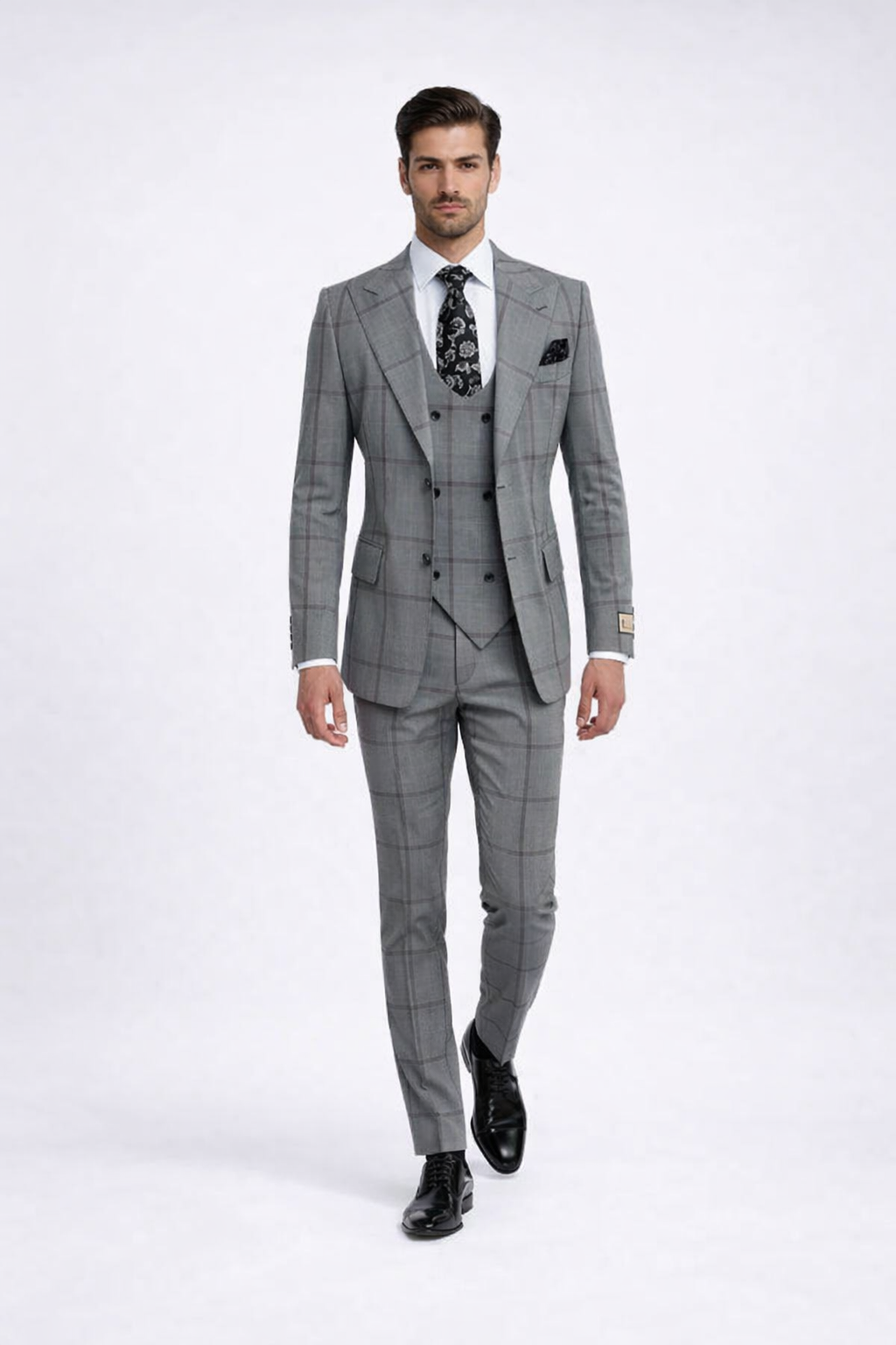 Rossi Man Men's Dress Suit Classic Rossiman Formalwear for Timeless Style