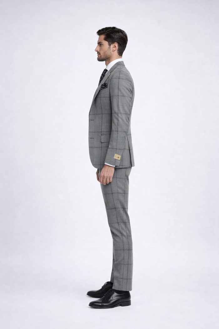Rossi Man Men's Dress Suit Classic Rossiman Formalwear for Timeless Style