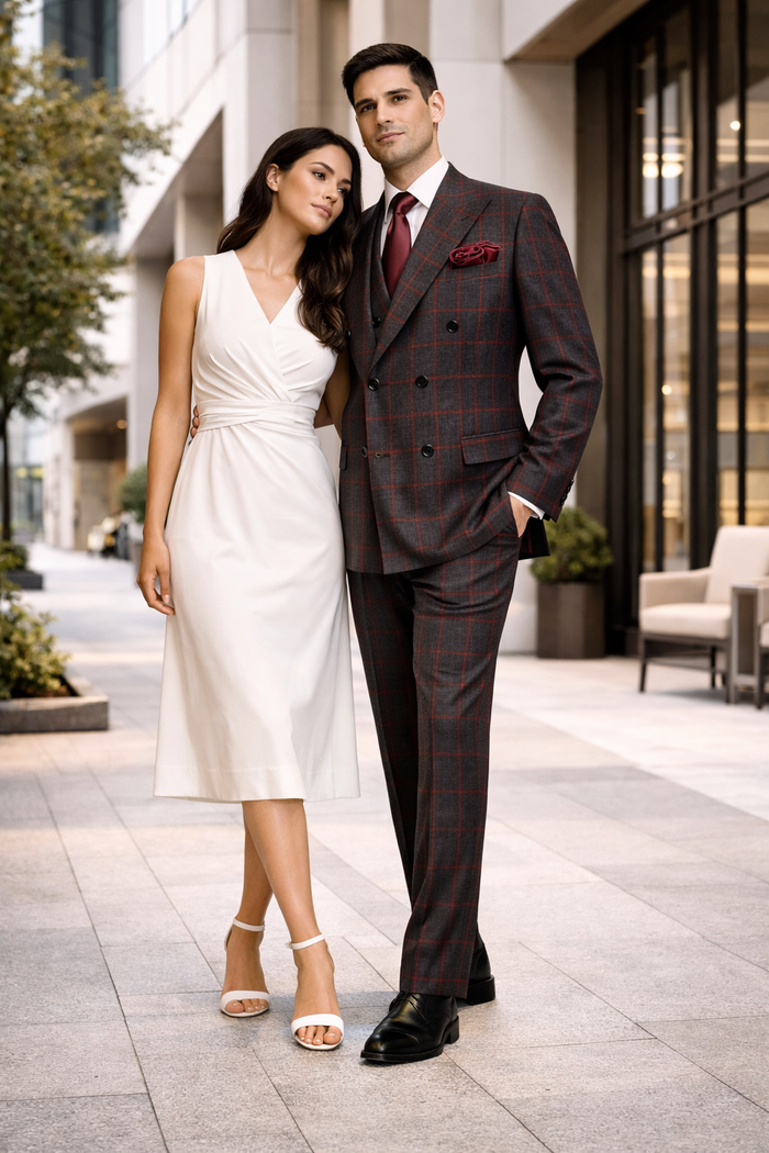 Rossi Man Milano Collection ?? Sophisticated Men??s Formal Suit in Black | RM1844