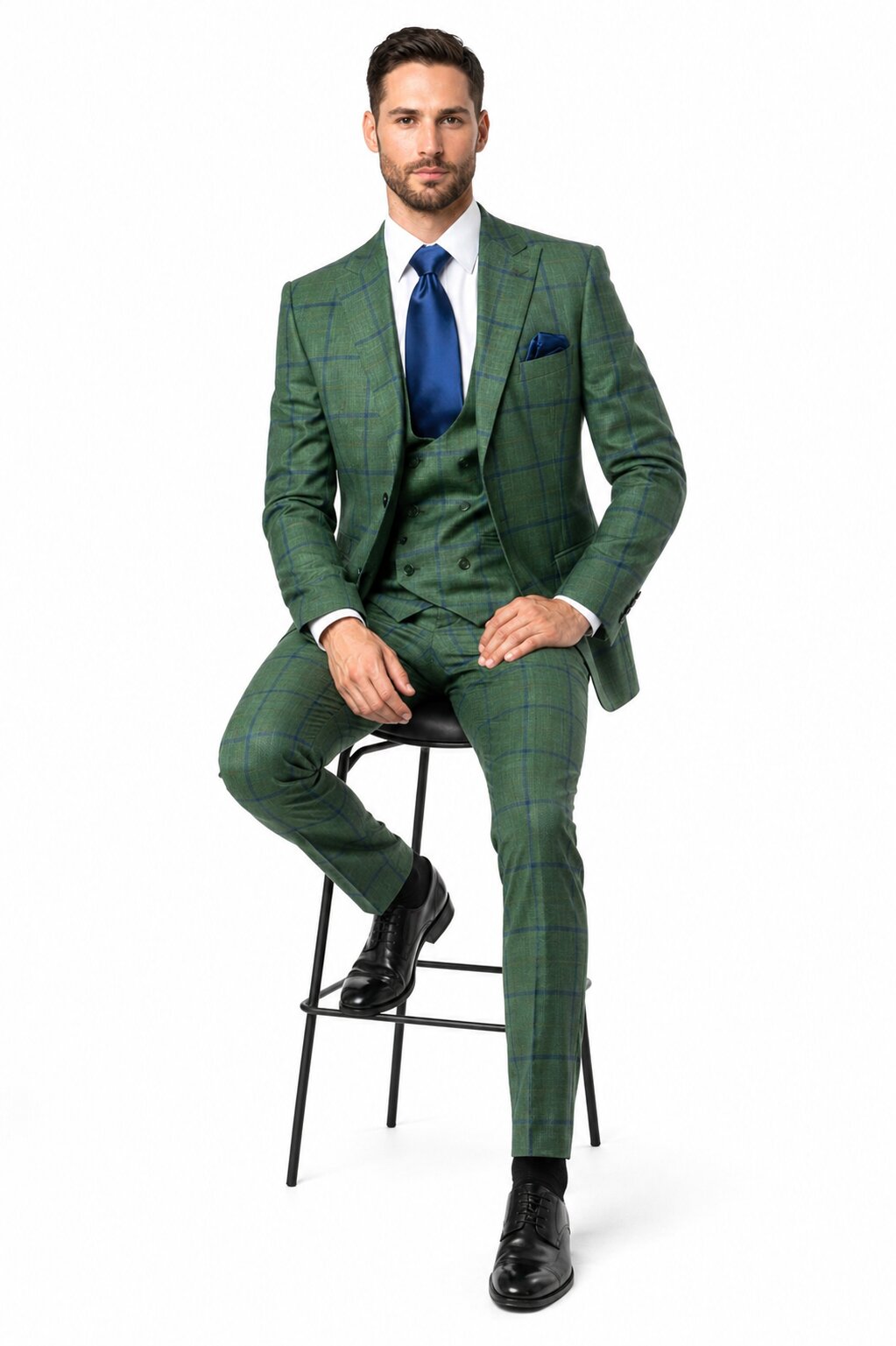 Rossi Man Max RM1841  Men's Slim Fit 3-Piece Suit for Men