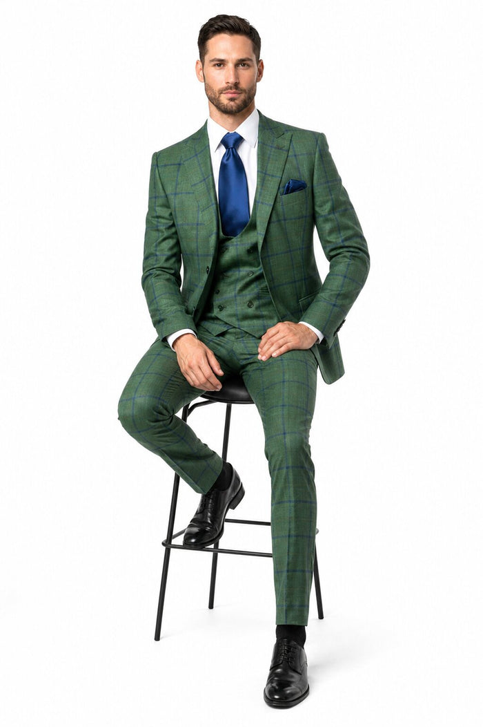 Rossi Man Max RM1841  Men's Slim Fit 3-Piece Suit for Men