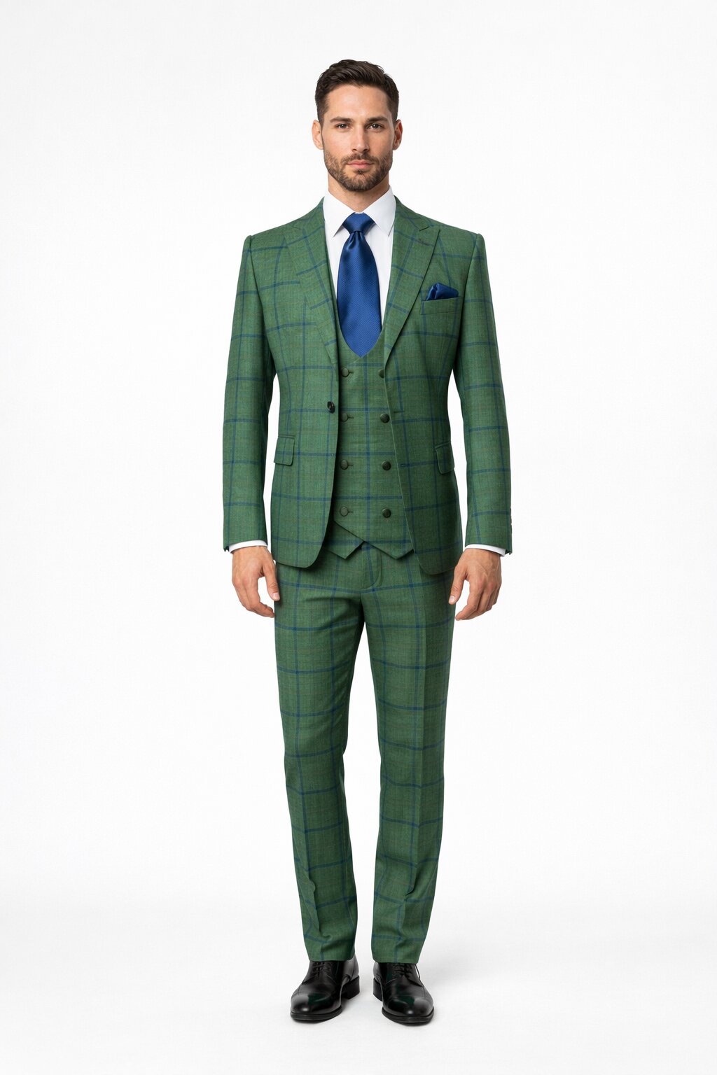 Rossi Man Max RM1841  Men's Slim Fit 3-Piece Suit for Men