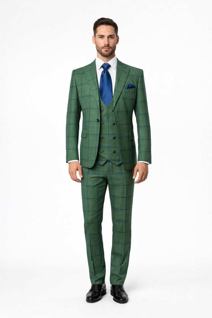 Rossi Man Max RM1841  Men's Slim Fit 3-Piece Suit for Men