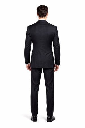 Rossi Man RM2301 ?? Sam Collection Men??s Slim Fit Formal Suit in Black