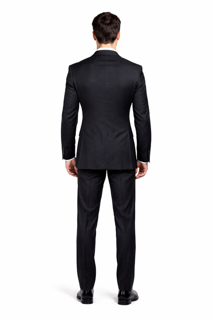 Rossi Man RM2301 ?? Sam Collection Men??s Slim Fit Formal Suit in Black
