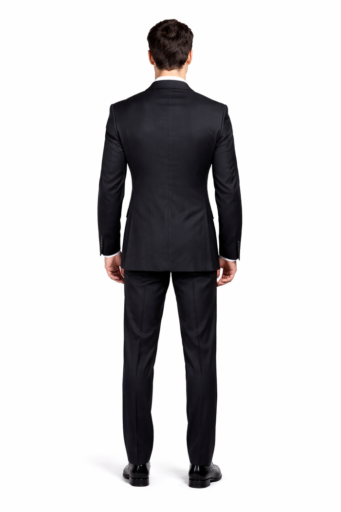 Rossi Man RM2301 ?? Sam Collection Men??s Slim Fit Formal Suit in Black