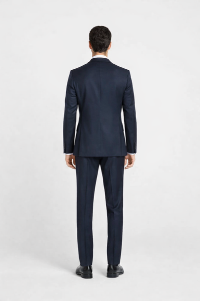 Rossiman Blue Men's Suit Double Breasted Slim Fit