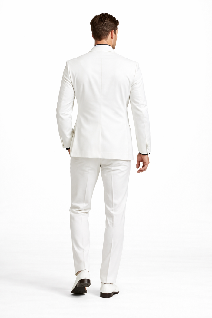 Rossiman Rossi Man Men's Tailored Dress Suit Premium Formalwear