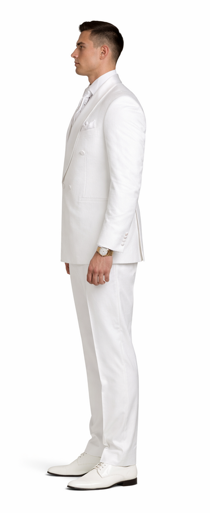 Rossiman Rossi Men's Dress Suit Classic Tailored Formalwear