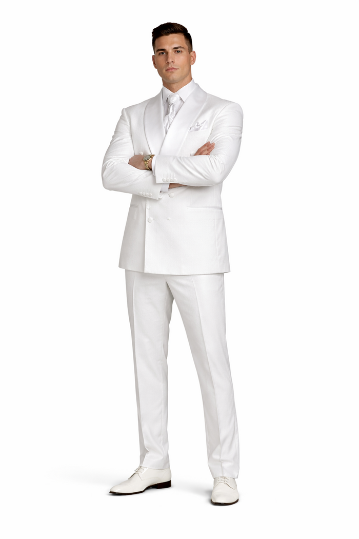 Rossiman Rossi Men's Dress Suit Classic Tailored Formalwear