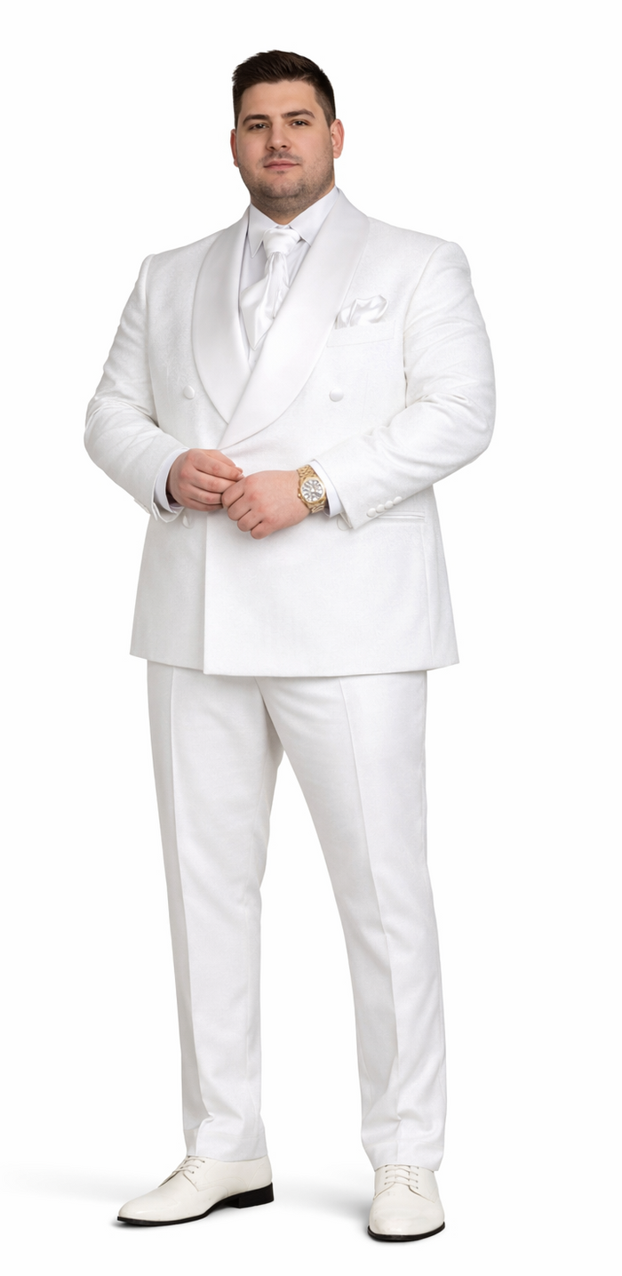 Rossiman Rossi Men's Dress Suit Classic Tailored Formalwear