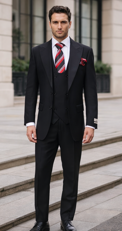 Rossiman Rossi Men's Dress Suit ?? Premium Tailored Suit for Formal Occasions