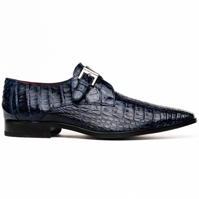 Marco_Di_Milano Rovigo: Navy Leather Dress Shoe
