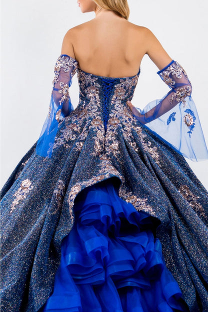Royal Blue Quinceanera Dress by Elizabeth K GL1912