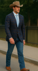 saco-vaquero-western-sport-coat-western-blazer-mens-slim-fit-two-button-sport-coat-blazer-navy-blue-gold-windowpane-plaid