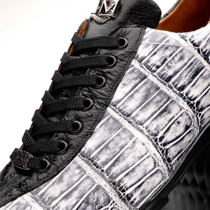 Marco_Di_Milano Saulo Newspaper Black Leather Luxury Shoe