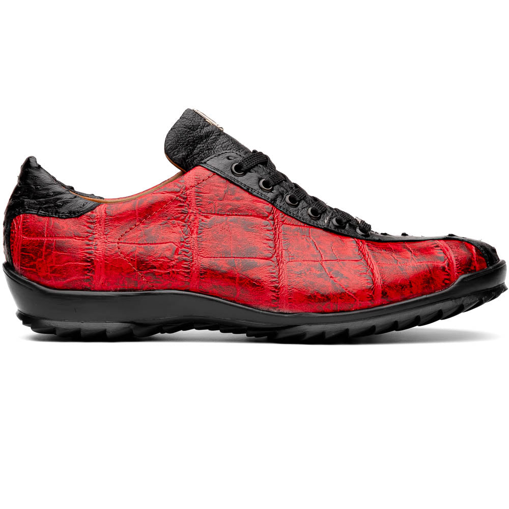 Marco Di Milano Saulo Black Cherry Leather Dress Shoe