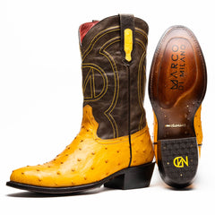 marco-di-milano-savannah-buttercup-ostrich-quill-round-toe-cowboy-boots