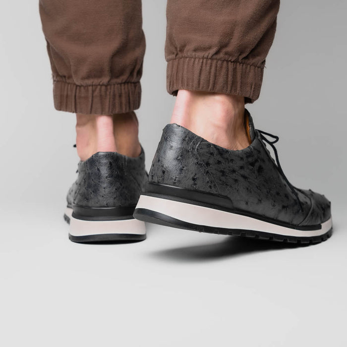 Marco Di Milano Scanno Antique Gray Leather Oxford
